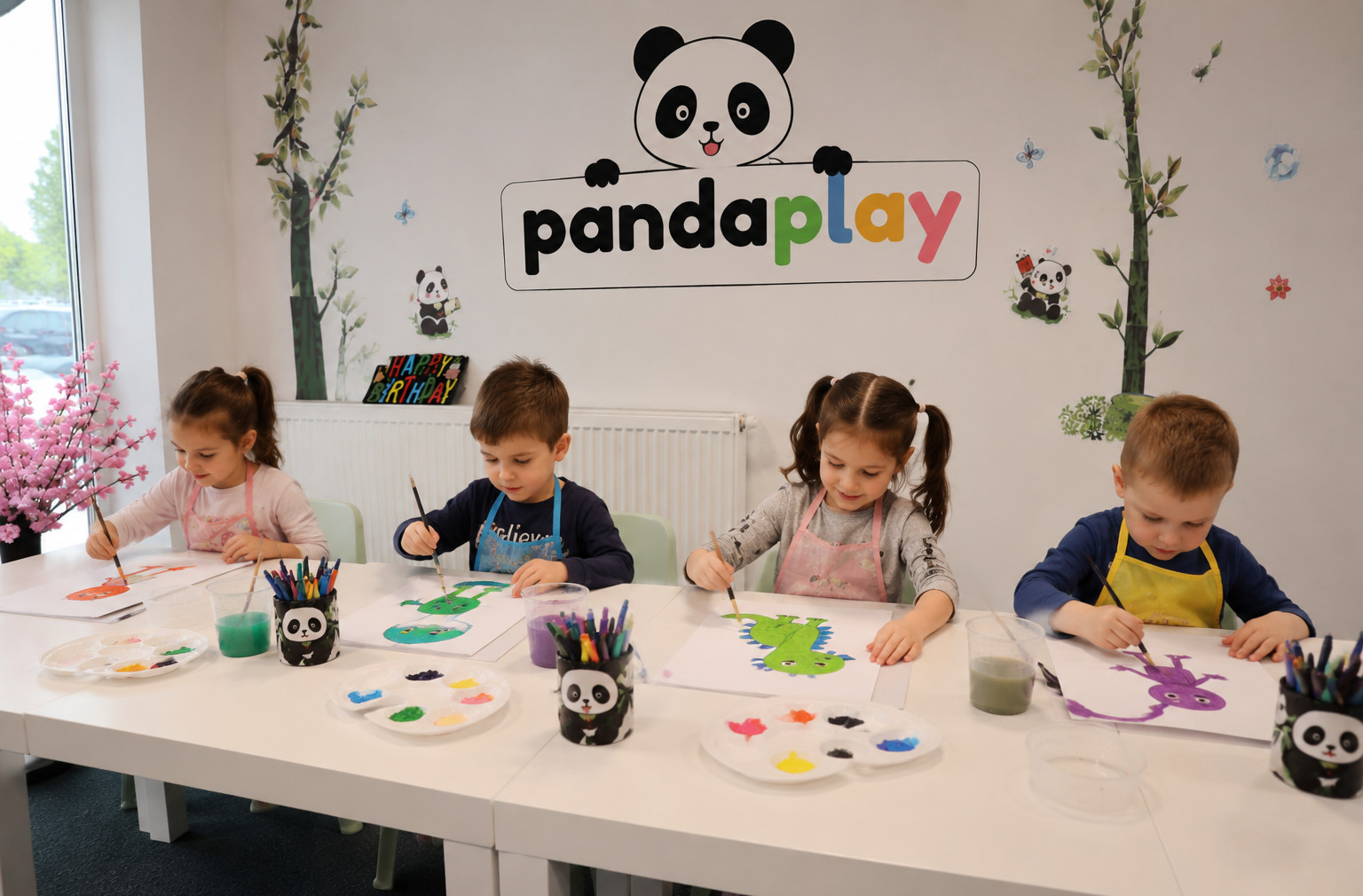 Atelier de pictură și creație pentru copii la PandaPlay Sector 6
